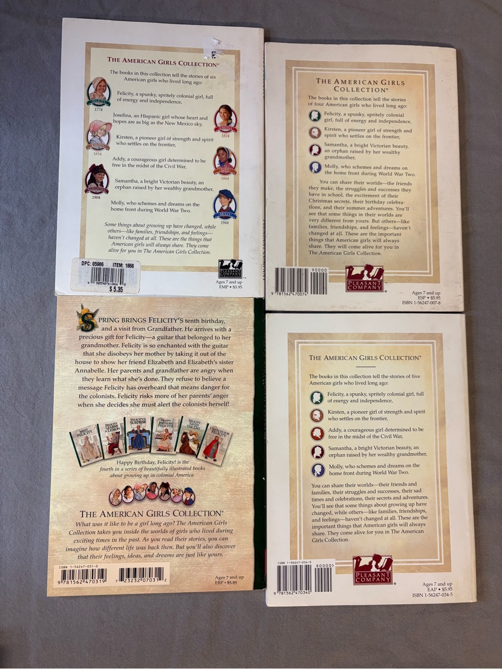 American Girl Felicity Book Set - Cream, Beige, Red, Brown - Picture 6 of 6